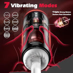 Sex Toys For Men Male Masturbator Cup, Penis Pump Automatic Men'S Adult Toys With 7 Thrusting & Rotating Vibrating Modes, Male Sex Toys With 3D Textured Channel, Men Masturbation Pocket Pussy Machine