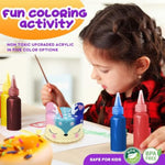 Sensory Toys Squishy Toy Food - Stress Relief Squishies For Girl Kids Age 4 6 8 10 Kawaii Jumbo Diy Slow Rising Squeeze Autism Unicorn Gift Ice Cream Cake Milk Shake Donut Painting Art Set