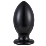 3 Sizes Of Black Thick Anal Plugs With Suction Cup, Waterproof Anal Dildo Egg Shape Prostate Massager Adult Sex Toy For Women Men, Xxl
