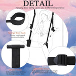Sex Swing Bondage Restraints Bdsm Kit,Adult Sex Toys For Couples Women Door Sex Swing & Thigh Sex Sling With Adjustable Straps Sex Swing Leg Binding Kit Sex Furniture Bondage Gear & Accessories