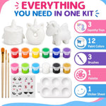 3 Pack Jumbo Squishy Paint Kits for Kids Ages 8-14, Arts & Crafts Party Favors
