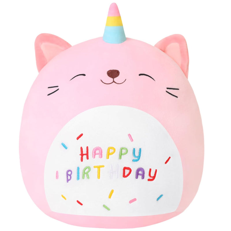 Cat Plush Toy Unicorn Cat Stuffed Animal Cute Birthday Cat Plushies Pillow