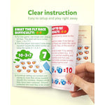 Math Counting Game, Math Manipulative Learning Swat The Fly Cards, Practice With Addition, Subtraction, Multiplication & Division, 1St 2Nd & 3Rd Grade Educational Toy For Homeschool