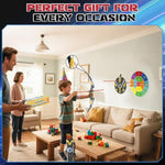Kids Bow And Arrow Set Led Light Up Archery Set With 10 Suction Cup Arrows, 2 Archery Targets Indoor Outdoor Games For Kids Ages 4-8 8-12 Birthday Gifts Toys For 5 6 7 8 9 10 11 12 Year Old Boys Girls