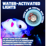 8Pack Dinosaur Light Up Bath Toy Set, Flashing Color Changing Light In Water, Floating Dino Bathtub Bathroom Tub Pool Showertoy For Kid Toddler Christmas Boys Gifts