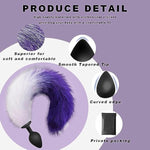 Silicone Anal Plug,Fox Tail Anal Toys,Anal Sex Toys For Men,Women And Beginners,Sex Toy For Vagina,Anal Training For Anal Trainer,Plug Anal For Couples,Butt Plug Sex Toys For Cospaly(Medium)
