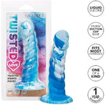 Twisted Love Twisted Ribbed Probe - Blue