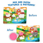 3D Fabric Decorating Art Kit with Animal Designs, Perfect for Sensory Play and Home Decor