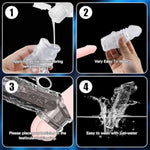 Penis Sleeve With Cock Ring Sex Toys, Ultra-Soft Silicone Cock Sleeve, Reusable Penis Cuff Thickened Testicle Ring Male Adult Toys, Penis Extender And Penis Enlarger For Men