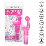 Original Butterfly Kiss Vibrator - Multi-Speed Waterproof Vibe – Adult Sex Toys for Couples - Clitoral G Spot Massager – Pink