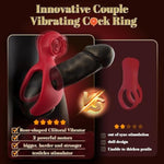 Vibrating Cock Ring Rose Couple Sex Toys With Clitoral Stimulator, 3 In 1 Silicone Penis Rings Remote Control Male Sex Toy, 7 Vibrations Adult Rose Sex Toys G Spot Vibrator For Couples Men