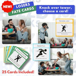 Ultimate Party Tower With Hilarious Games And Commands | Classic Stacking Game With Fun Original Rules | Funny Entertaining Party Game For Adults 21+