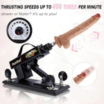 Sex Machine Automatic Dildo Machine With Realistic Dildo, Thrusting Machine Love Machine With 3Xlr Connector For Men And Women Solo Play And Couple, Hands Free Adult Sex Toys With 7 Attachments