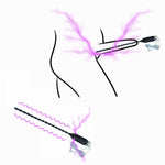 Vibrating Silicone Thread Urethral Penis Plug Electric Shock Male Urethral Sound Dilator Masturbation Adult Sex Toy
