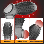 Wolf Tooth Penis Sleeve With Particle Tpe Opening Cock Sheath Lasting Longer Stimulation Massage Sm Teasing Erotic Adult Sex Toys For Men Couples