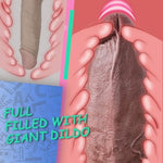 4'' Diameter Huge Thick Dildo, Xxxl Realistic 15 Inch Pvc Big Black Dildo With Small Glans & Strong Suction Cup Extra Large Hands-Free G-Spots Giant Bbc Anal Dildos Sex Toys For Men Women Gay