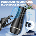 Vibrating Male Masturbator Sex Toys - 7.5" Depth Squeezable App Control Male Vibrator Stroker With 12 Vibrations, Plump Fleshy Realistic Pocket Pussy Vagina Blowjob Adult Sex Toys For Men Masturbating