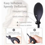 Expand Inflatable Dildo, Body-Safe Medical Grade Waterproof Butt Sex Toy, Anal Plug Sex Toy, Resizable Enema Toy With Balloon Pump & Anal Easy Trainer For Beginner Gays