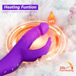 Vibrater Thrusting Sex Toy For Women - 5In1 G Spot Vibrator With App Dildo Vibration Machine, 5 * 5 Thrusting & Flapping Vibrator Double-Ended Dildos & One-Click Burst Sexual Pleasure Tools For Women