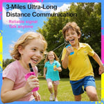 Walkie Talkies For Kids Toys Stocking Stuffers For Kid Boys Girls 4-6, 3 Miles Range Walkie Talkie To Camping, Outdoor, 4 Year Old Girl Birthday Gifts For 3 4 5 6 7 8 9 Year Old Boy Girl Gifts Age 6-8