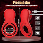 Vibrator For Couple Vibrating Cock Ring Men'S Penis Vibrators Clitorals Stimulator For Women Sex Novelties Adult Sex Toys & Games With 9 Modes