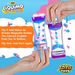 Liquimo - Liquid Motion Bubbler - 3 Pack - Sensory Fidget Desk Toy For Kids & Adults - Relaxing Hourglass Timer Tubes - Calming Visual Play For School, Home, Office, Stress Relief And Focus