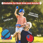 Toss And Catch Ball Game, Kids Toddler Baseball Glove & Catch Ball Toys, Kids Outdoor Games For Family, Toys For Beach Yard Outside, Birthday Christmas Gift For Ages 3 4 5 6 7 8-12 Year Old Boys Girl