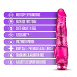 Blush Glow Dicks The Banger 8" Realistic Vibrating Dildo, Clitoral Stimulator Cock Glows In The Dark - Multi-Speed Twist Control - Ipx7, Soft Pvc - Adult Sex Toy Penis For Women & Couples - (Pink Fun)