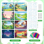 Foil Fun Dinosaur Art and Craft Kit for Kids, No Mess Art Crafts for Girls and Boys Ages 4-10
