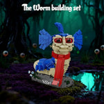 Worm Monster Building Block Toys Set, Fantasy Film Ello William Figure Set Compatible With Lego, Creative Horror Toys For Film Fans Kids Boys And Girls (669Pcs)