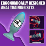 Anal Butt Plug Sex Toys - 3Pcs Premium Silicone Weighted Anal Plugs Anal Beads Anal Training Sets, Prostate Massager Female Male Anal Sex Toys, Anal Dildo Adult Sex Toys & Games, Sex Novelties