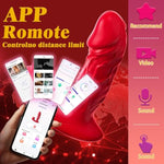 Thrusting Dildo Vibrator,Adult Sex Toys For Women 4In1 Wearable G Spot Vibrator Rose Sex Toy,Clitoral Tongue Stimulator With 9 Thrusting 9 Sucking Modes,Couples Sex Toy Sexual Pleasure Tools For Women