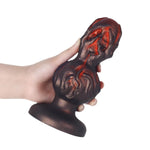 Halloween Skull Anal Plug Butt Plug For U And G-Spot, Soft Thick Silicone Knot Anal Dildo With Suction Cup, Monster Fantasy Anal Sex Toys For Male Female Couples, Prostate Massager Men