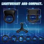 Vibrating Cock Ring, Penis Ring Male Sex Toys, Cook Rings For Men Erection Sex, Silicone Vibrating Adjustable For Erection Enhancing And Sex Longer Lasting Stronger Testicle Toys, Adult Toys For Men