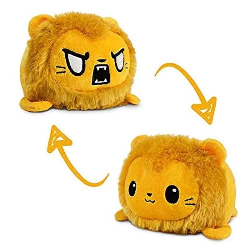 The Original Reversible Wild Cat Plushie Lion Cute Sensory Fidget Stuffed A