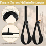 Sex Bondage Restraints Bdsm Toys Kit For Couples Sex Pleasure, Adult Sex Toys Kinky Bed Restraints For Sm Games, Sex Straps Neck To Wrist Thigh & Ankle Kits Adjustable Sex Sling,Suitable For Women Men