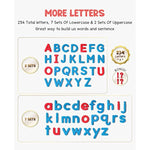 Classroom Magnetic Letters Kit 238 Pcs With Double-Side Magnet Board - Foam Alphabet Letters For Kids Spelling And Learning