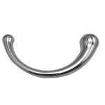Metal Stainless Steel Prostate Massager Masturbator Double-Headed Handheld G-Spot Stimulation Anal Plug Massager Adult Sex Toys