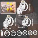 Male Chastity Cage Soft Chastity Cock Cage With 6 Rings One Catheter Chastity Devices For Men Penis Exercises Bondage Gear & Accessories Adult Sex Toy Slave Tool