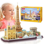 3D Cityline Puzzles for Kids Ages 8-10