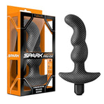 Blush Spark Ignition Prv-02 Butt Plug - 6" Vibrating G Spot P Spot Stimulator Massager, 10 Vibes 3In1 Play, Waterproof, Puria Silicone - Women, Men & Couples Stayput Anal Plug Adult Sex Toy - (Black)