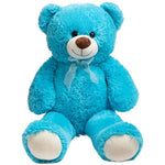 Big Teddy Bear Large Teddy Bear Stuffed Animal Birthday Valentines Day Plush For Kids And Girlfriend 36 Inch Lake Blue