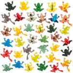 36Pcs Plastic Frogs Toy For Kids, Small Realistic Frog Toys Bulk, Mini Resin Fake Frog Figures For Forest Animals