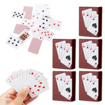 5 Decks Mini Playing Cards, Party Spoof Fun Smal Playing Cards, Miniature Poker Cards, Mini Poker Game For Adults, Party Favor, Tiny Deck Of Novelty Party Gift For Christmas, Halloween, Par, New Year