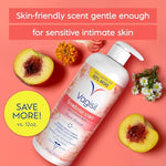 Vagisil Scentsitive Scents Feminine Wash, Peach Blossom, 16.9 Fl Oz(1 Pack)