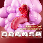 2-In-1 Tongue Vibrator Adult Sex Toys For Women, Swing Vibrators Dildo Vaginal Sex Toys With 10 Licking Clitoral & 10 Vibration Modes, G-Spot Clit Stimulator Pleasure For Female Couples Games
