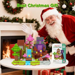 Magnetic Blocks Travel Magnetic Building Blocks Cubes - 150 Pcs Tin Box Magnet Toys Set Stem Educational For Kids Ages 4-8 6-8 8-12 Year Old Boys Girls Gifts Birthday Christmas
