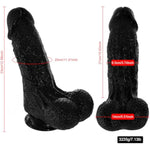 12.99'' X 3.74'' Ultra Huge Thick Wide Girth Giant Dildo, Realistic Dildos With Super Big Lifelike Balls, Strong Suction Cup For Hands-Free Play, Anal G-Spot Sex Toys For Adult Women And Men