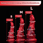 Fantasy Alien Hand Anal Plug - Realistic Silicone Hand-Shaped Dildo with Suction Cup - Textured Forearm Fist Sex Toy, Unisex - Enlarged Prostate Massager (A-105-S)