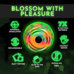 Usa Made Rose Massager Sucking Vibrator Clit Stimulator Glow In The Dark Vibrating Sex Toys For Women Nipple Suction Vibe